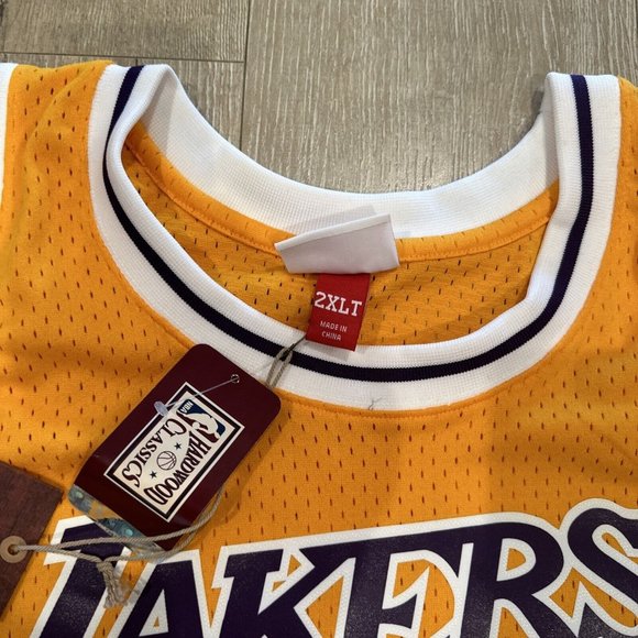 Magic Johnson Los Angeles Lakers Mitchell & Ness Authentic 1984-85 Jersey 2XL T - Picture 3 of 9